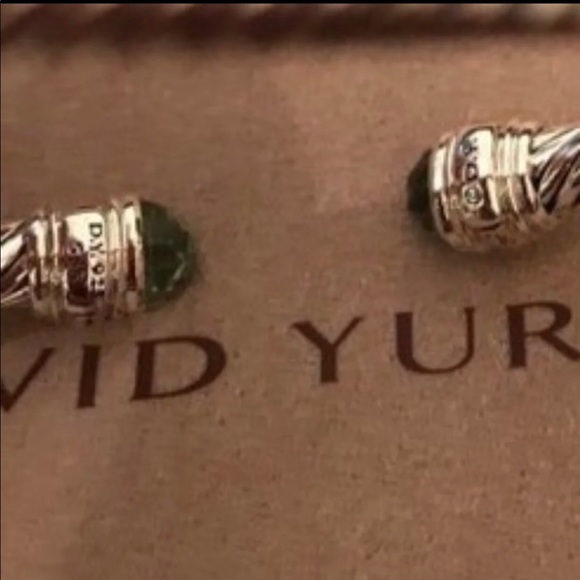 David Yurman Cable Classic with Prasiolite - Picture 4 of 6